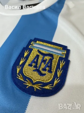 Тениска на Аржентина с Марадона, снимка 4 - Тениски - 49518875