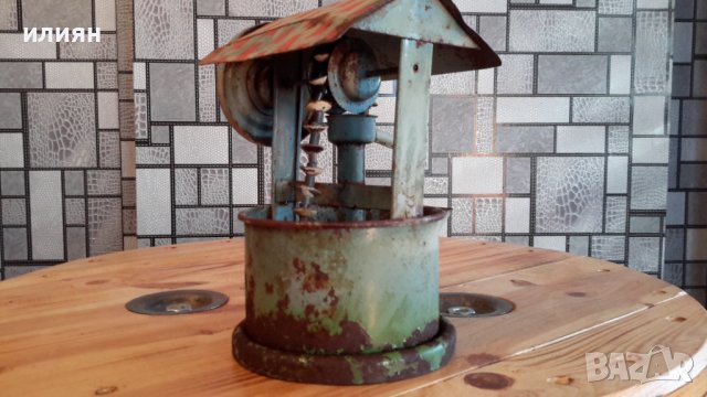 Тенекиена воденица за декорация има забележки , снимка 4 - Антикварни и старинни предмети - 37994742