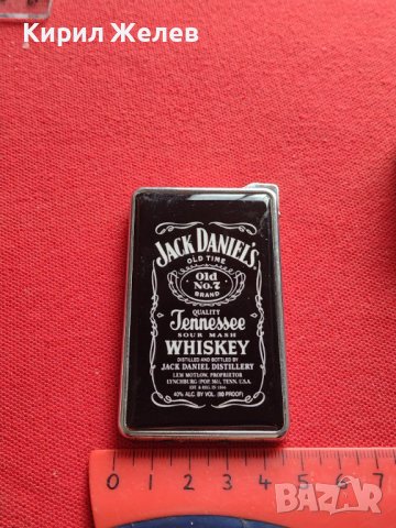 МЕТАЛНА ЗАПАЛКА JACK DANIELS МНОГО КРАСИВА СТИЛЕН ДИЗАЙН ПЕРФЕКТНО СЪСТОЯНИЕ ЗА КОЛЕКЦИОНЕРИ 33916, снимка 9 - Запалки - 39125120