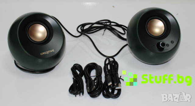 Озвучителна система Creative PEBBLE PRO, Bluetooth 5.3,USB-C,BassFlex, снимка 3 - Аудиосистеми - 44878575