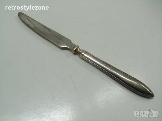 № 4075 старо малко метално ножче  - надпис / маркировка  - дължина 15,5 см , острие 7,5 см , снимка 2 - Други ценни предмети - 28337741