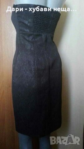 Релефна рокля на „VILA",с лъскавина👗🍀S,M(36-38)🍀👗арт.134, снимка 2 - Рокли - 35490656