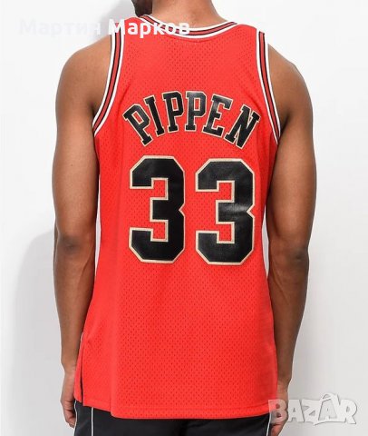 Mitchell & Ness Pippen 33 Chicago Bulls Chinese New Year Basketball, снимка 2 - Спортни дрехи, екипи - 34762899