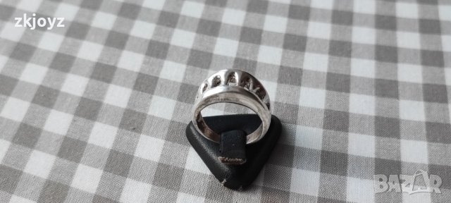 СРЕБЪРЕН ПРЪСТЕН 5.74 ГРАМА/ ПРОБА 925, снимка 4 - Пръстени - 43452769