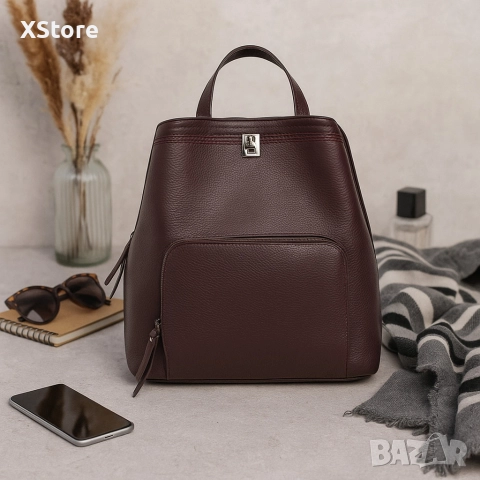 Елегантна и удобна раница с три прегради – перфектна за всеки ден, снимка 9 - Раници - 52585837