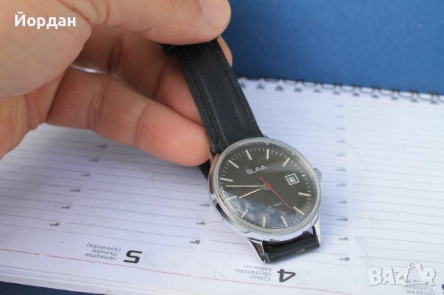 СССР мъжки часовник  ''Слава'' 36мм , снимка 2 - Мъжки - 40521250