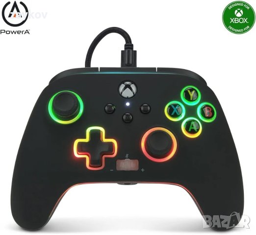кабелен контролер за видеоигри, геймпад за Xbox X и S, официално лицензиран от Xbox, снимка 2 - Xbox конзоли - 43855551