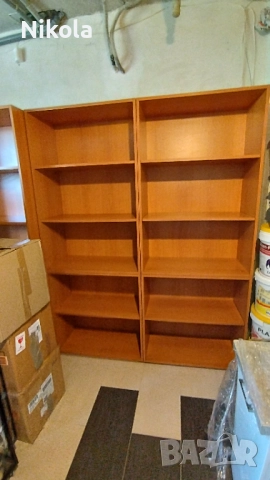 Етажерка 80/203см - офис шкаф с рафтове за документи 4бр, снимка 4 - Етажерки - 51056944