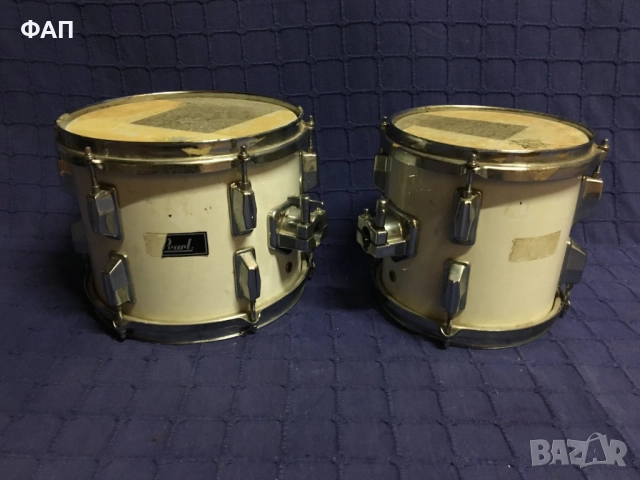 Pearl Export Tom Toms 8" x 8" u. 10" x 8", снимка 1