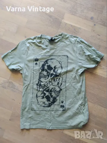 Тениска POKERFACE. размер М. SMOG Бангладеш.