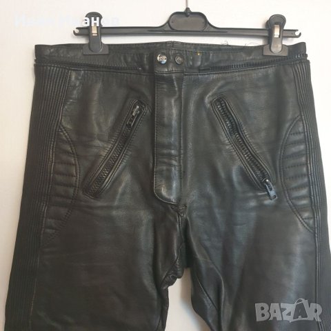 Мъжки кожен Мото панталон POLO   размер 50-С-М, снимка 3 - Панталони - 40427491