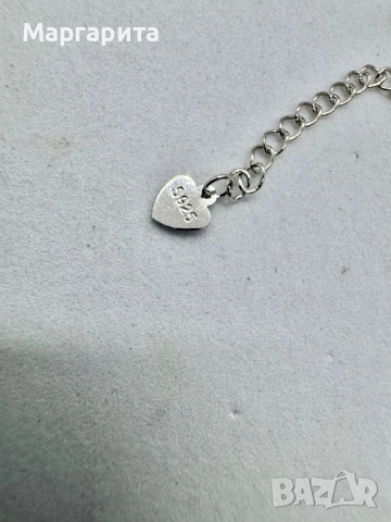 Сребърна гривна с мойсанит (диамант) 0.5 карата, снимка 8 - Гривни - 52059306