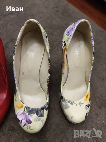 Лот дамски обувки с  висок ток, снимка 12 - Дамски обувки на ток - 38441421