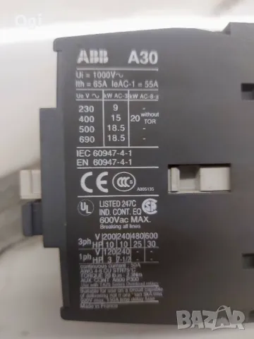 Контактор ABB A30, снимка 3 - Друга електроника - 48784546