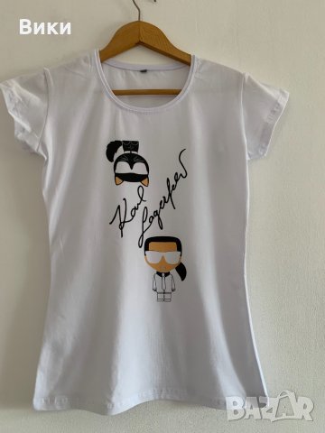 Karal Lagerfeld дамска тениска , снимка 4 - Тениски - 32585574