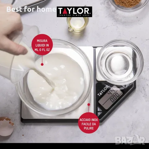 Цифрова кухненска везна Taylor, снимка 5 - Друга електроника - 49245185