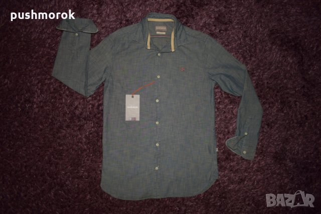 Napapijri Men's Girth Shirt Sz XS, снимка 2 - Ризи - 28414707