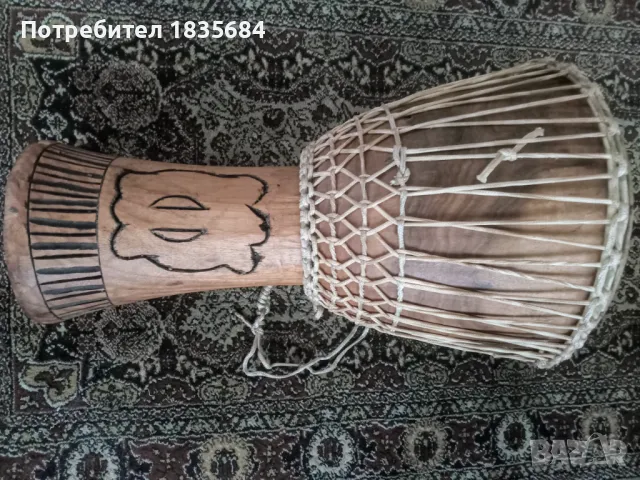 Продавам автентично Африканско джембе, ( тарамбука ), снимка 3 - Колекции - 50439698