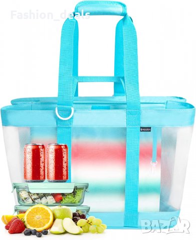 Нова Голяма изолирана хладилна чанта за храна пътуване пикник плаж къмпинг