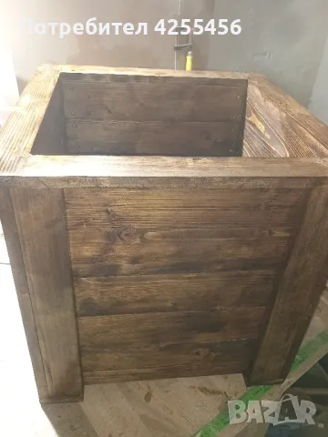 продавам дървени кашпи , снимка 4 - Саксии и кашпи - 50368024