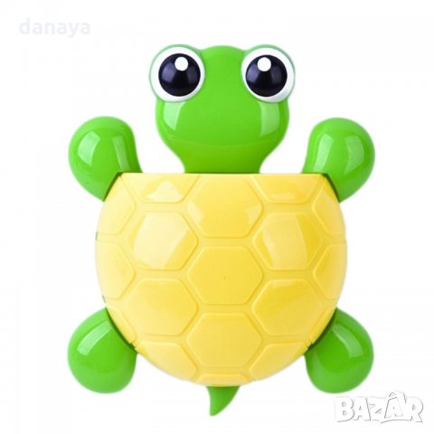 980 Детска поставка за четки за зъби Костенурка поставка за баня с вакуум, снимка 6 - Органайзери - 32272895