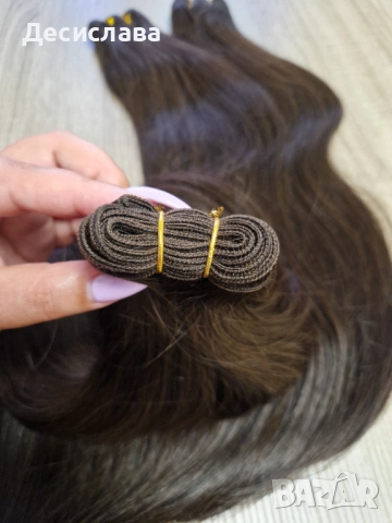 Естествена Черна коса, снимка 5 - Аксесоари за коса - 51622633