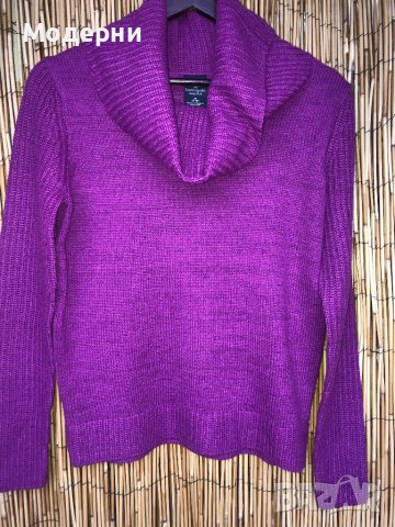 Плетен пуловер, снимка 2 - Блузи с дълъг ръкав и пуловери - 43425468