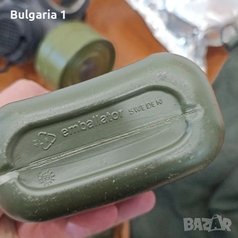 Шведски противогаз с филтър и чанта/сумка, манерки и тактическа сбруя , снимка 9 - Други ценни предмети - 53378863