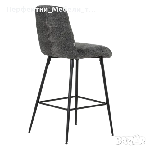 Удобен тапициран бар стол-здрава устойчива метална конструкция,степенки,икономична цена!, снимка 3 - Обзавеждане за заведение - 50345379