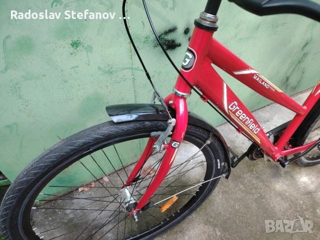Greenfield Mailand trekking 28 цола алуминиев велосипед , снимка 6 - Велосипеди - 52352244