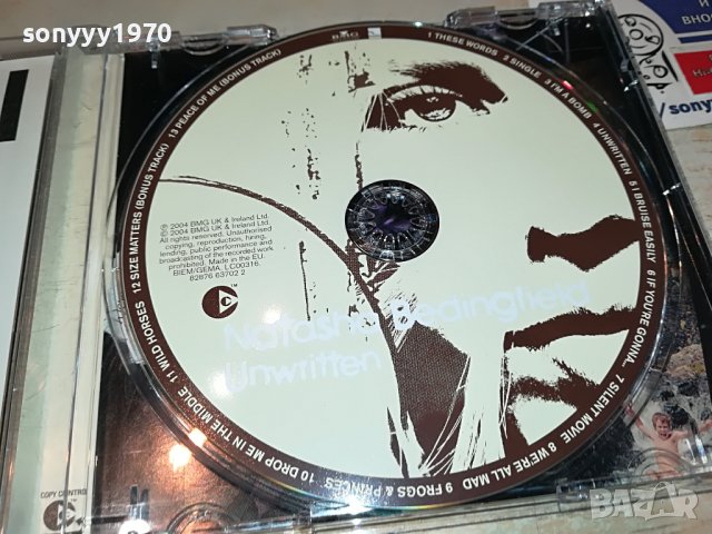 NATASHA BEDINGFIELD ORIGINAL CD 2103231036, снимка 6 - CD дискове - 40079629