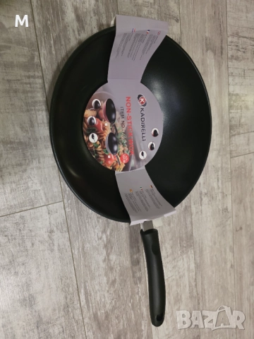 Голям уок тиган. Тефлонов , снимка 3 - Форми - 52594360