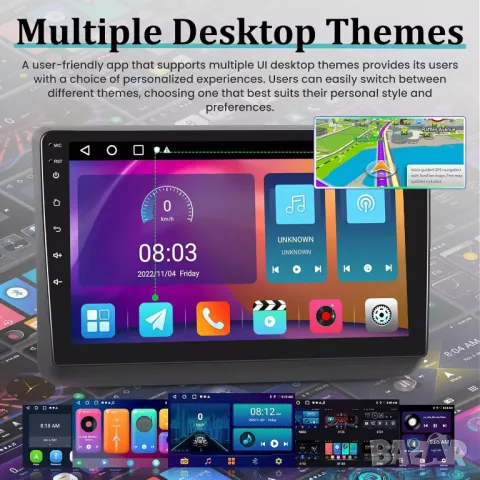 Мултимедия, Двоен дин, за Jeep Grand Cherokee, Андроид, навигация, 2 Дин, плеър, с Android, JEEP, снимка 3 - Аксесоари и консумативи - 47382726