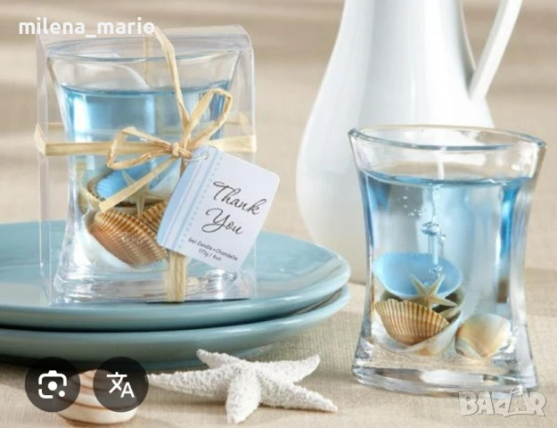 Гел восък за свещи, снимка 3 - Декорация за дома - 50583062