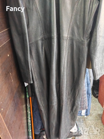 Дълго дамско кожено манто, снимка 9 - Палта, манта - 53161745