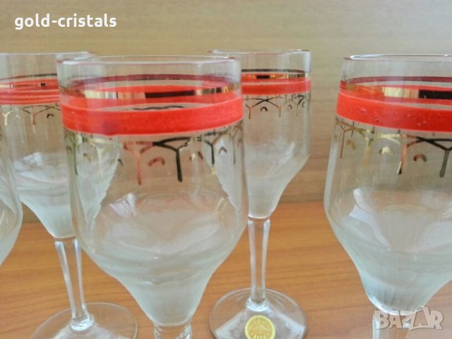 Ретро стъклени чаши, снимка 6 - Антикварни и старинни предмети - 27593262