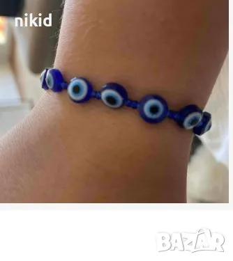 10 бр Окото на Назар мъниста мънисто за гривна гривни ръчна изработка декорация , снимка 3 - Други - 47597875