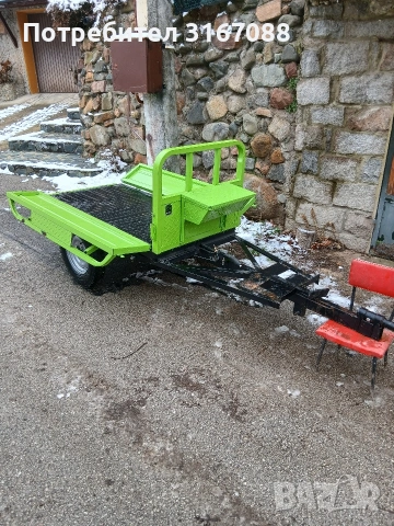 ремарке за мото фреза, снимка 3 - Ремаркета - 53367188