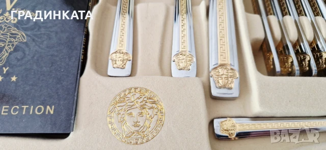Комплект прибори за хранене Versace Limited Edition - 72 части, снимка 8 - Прибори за хранене, готвене и сервиране - 50832459