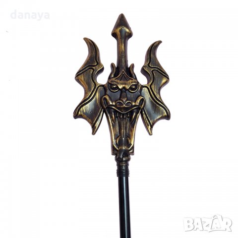 1133 Halloween жезъл дяволски тризъбец Хелоуин дегизировка парти аксесоар, снимка 3 - Други игри - 33677675