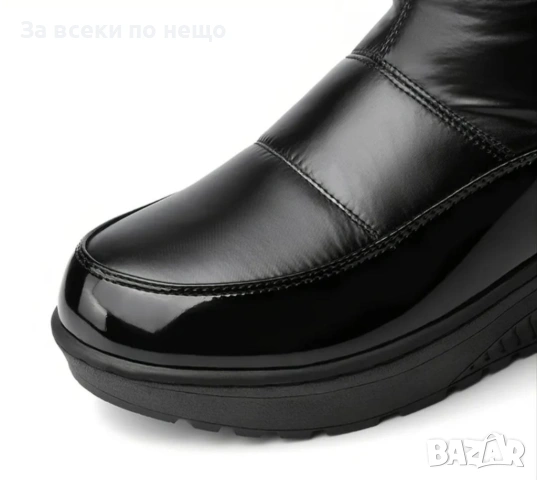 Дамски Черни Зимни Меки И Топли Ботуши 35EU размер , снимка 6 - Дамски ботуши - 53199670