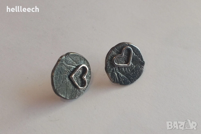 Сребърни обеци, снимка 2 - Обеци - 52772215