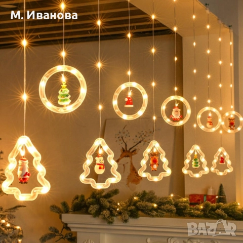  Светещи коледни фигури в преливаща светлина ✨🎄