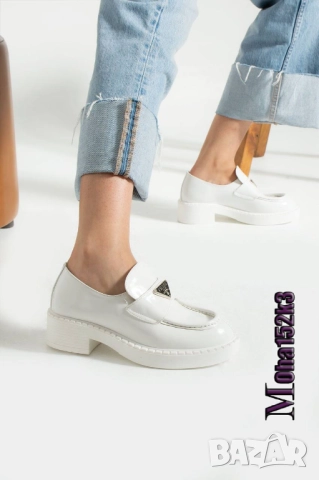 мокасини prada, снимка 4 - Дамски обувки на ток - 51457887