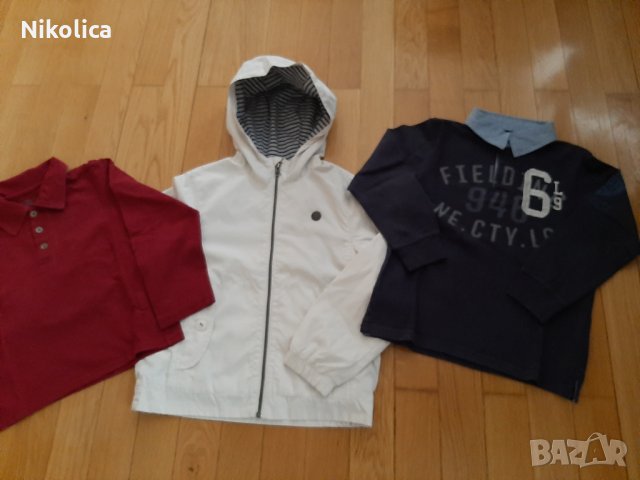 Детско яке ZARA,блузки FERRARI,Calvin Klein,H&M за 5-6 г.момче , снимка 4 - Детски комплекти - 28191225
