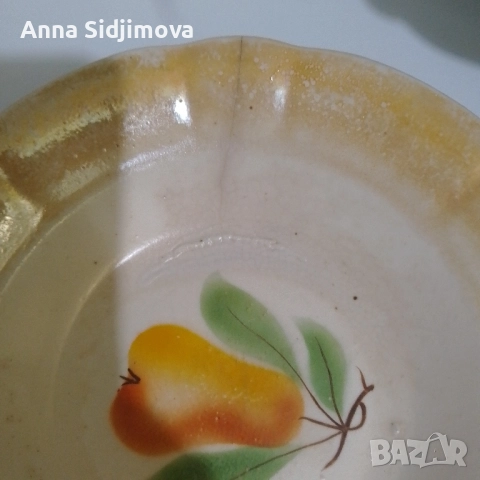 Стар български порцелан Бонония чинии, снимка 2 - Антикварни и старинни предмети - 51839589