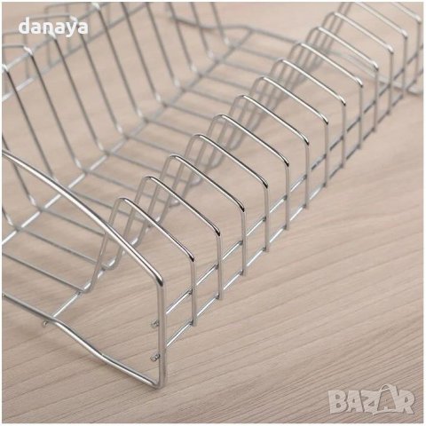 3438 Метален сушилник за чинии, 14 отделения, снимка 5 - Сушилници - 39144405