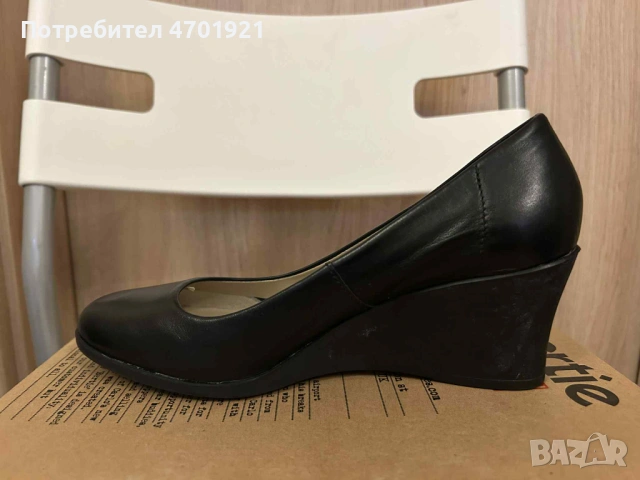 Черни обувки на платформа, снимка 2 - Дамски обувки на ток - 53136927