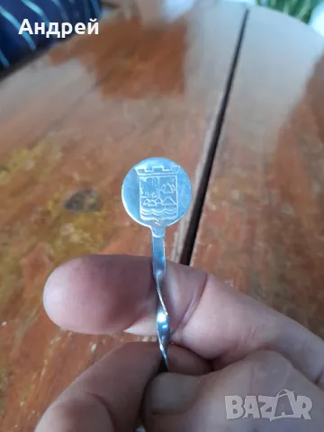 Стара лъжица за подправки,сосове, снимка 3 - Други ценни предмети - 48882448
