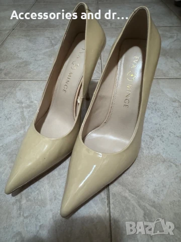 Токчета Eva Minge / телесен цвят, снимка 1